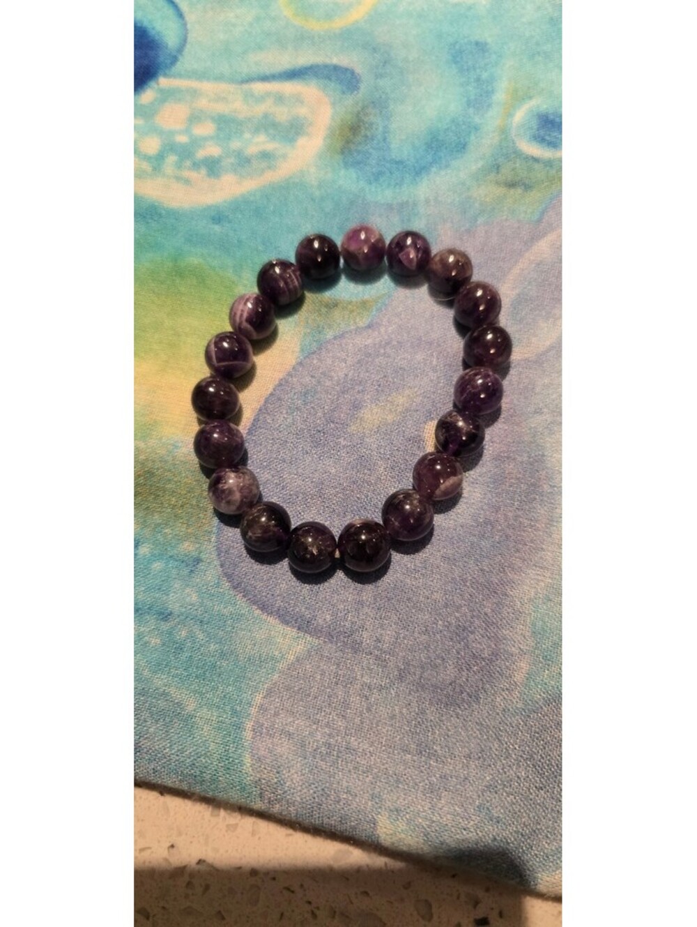 Amethyst Beaded Bracelet